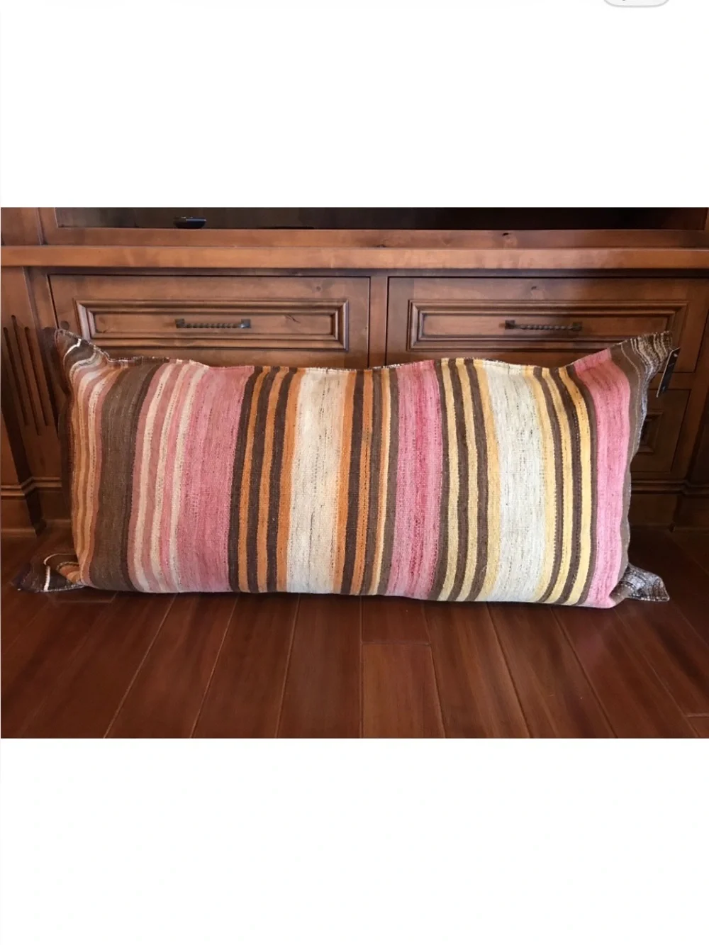 Loloi Large One Of A Kind Turkish Kilim Pillow Insert ONLY